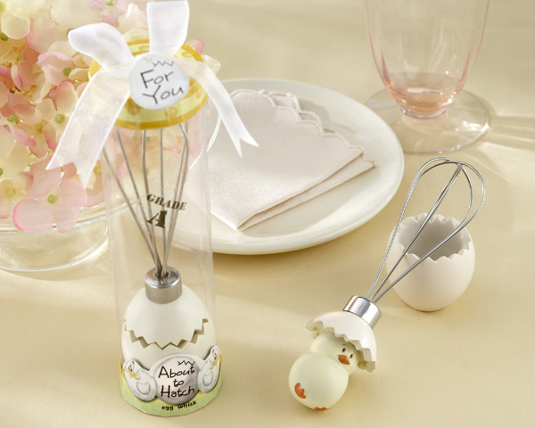 "About to Hatch" Stainless-Steel Egg Whisk in Showcase Gift Box